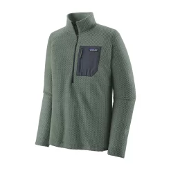 Trui Patagonia Men R1 Air Zip Neck Hemlock Green
