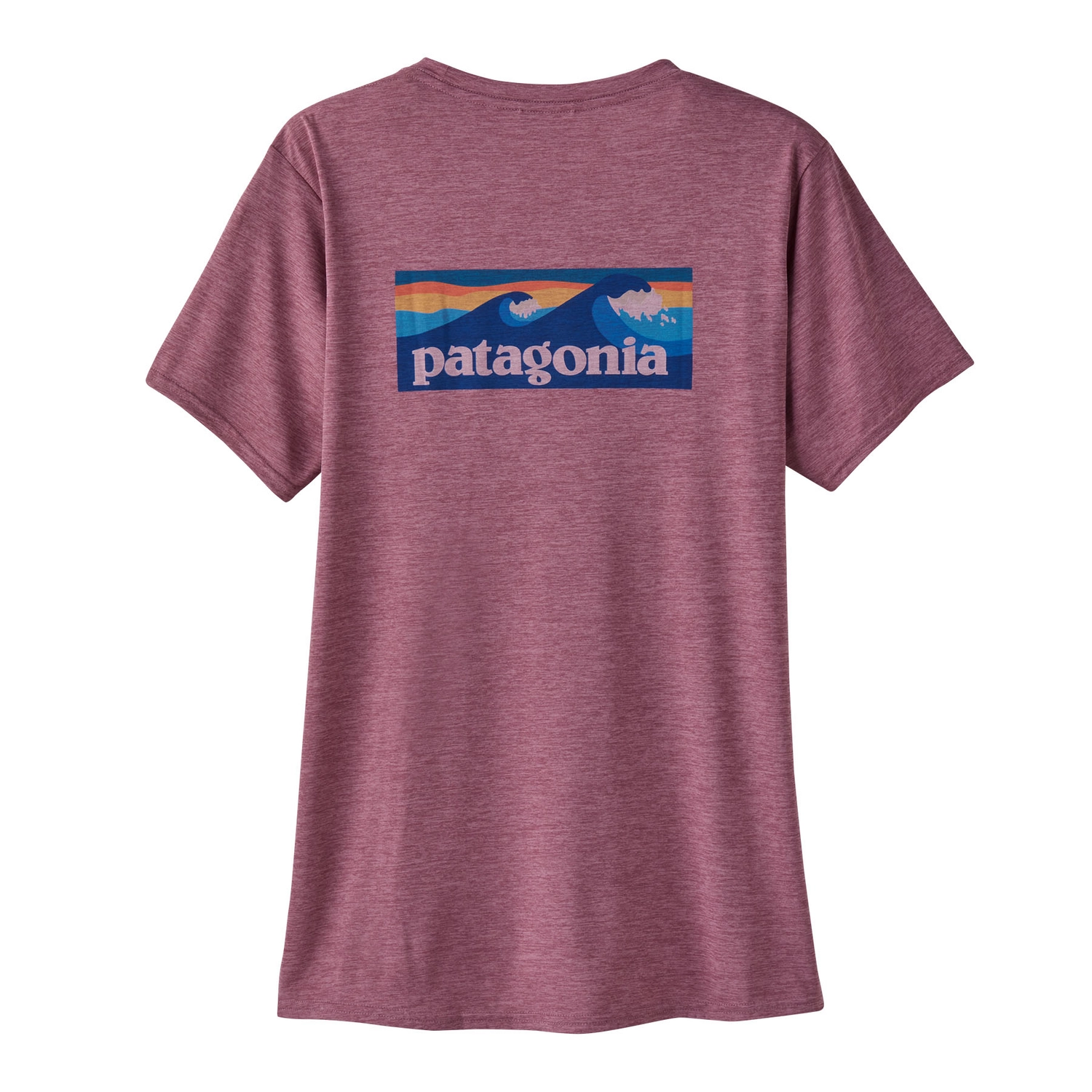 T-Shirt Patagonia Women Cap Cool Daily Graphic Shirt Waters Boardshort Logo Evening Mauve X-Dye 4 T-Shirt Patagonia Women Cap Cool Daily Graphic Shirt Waters Boardshort Logo Evening Mauve X-Dye - Afbeelding 2
