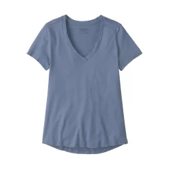 T-Shirt Patagonia Women Side Current Tee Light Plume Grey
