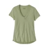 T-Shirt Patagonia Women Side Current Tee Salvia Green -Patagonië Outdoor Sportkleding wbs23 52425 slvg