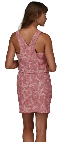 Jurk Patagonia Women Fleetwith Dress Lands And Waters Evening Mauve -Patagonië Outdoor Sportkleding wbs23 58335 lwma bp2