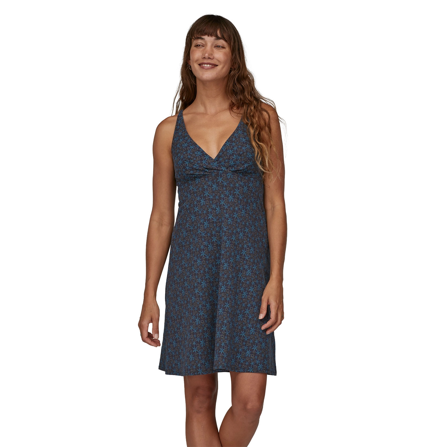 Jurk Patagonia Women Amber Dawn Dress Verano Ink Black 4 Jurk Patagonia Women Amber Dawn Dress Verano Ink Black - Afbeelding 2