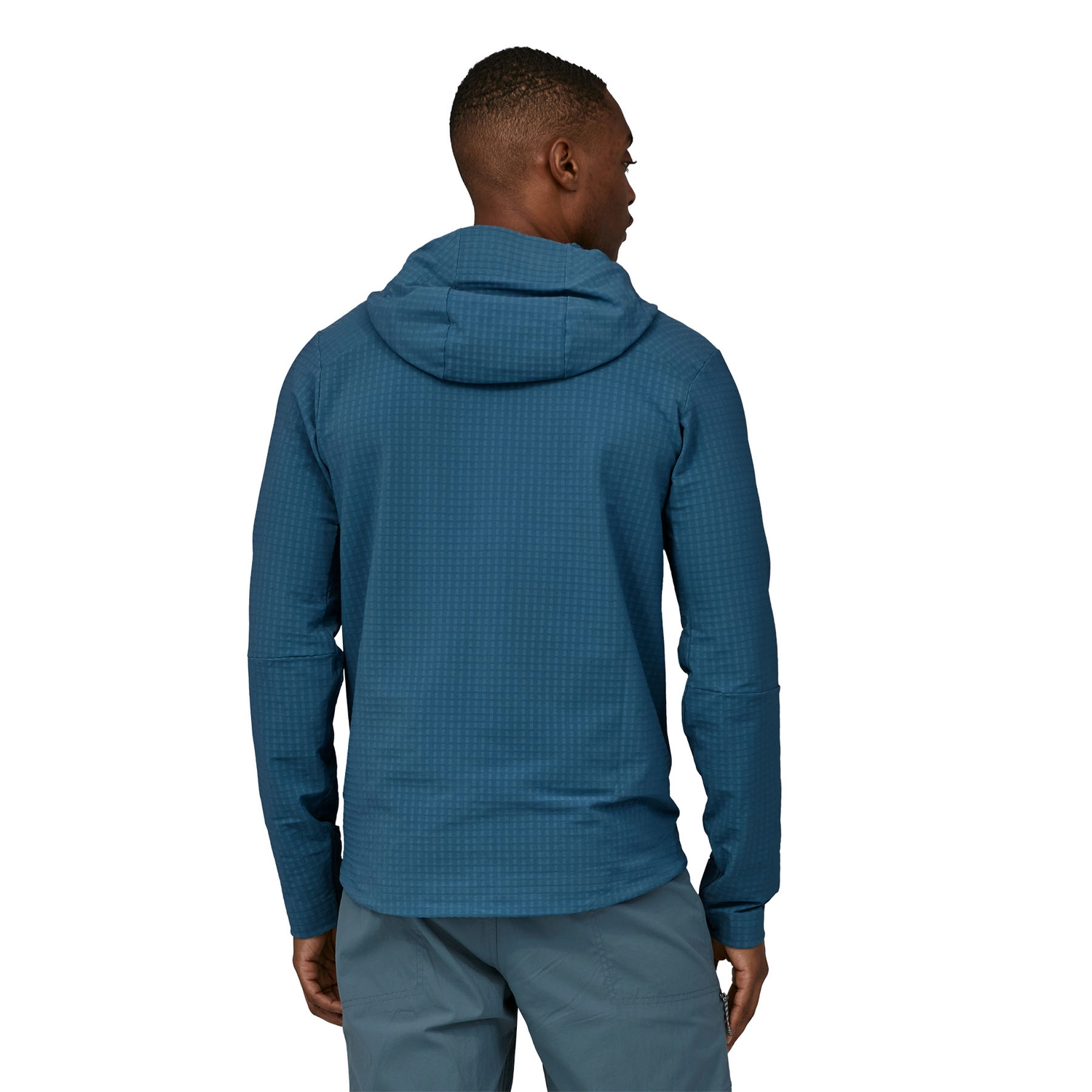 Trui Patagonia Men R1 TechFace Hoody Wavy Blue 5 Trui Patagonia Men R1 TechFace Hoody Wavy Blue - Afbeelding 3